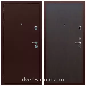 Взломостойкие входные двери, Недорогая дверь входная Армада Люкс Антик медь / МДФ 6 мм ПЭ Венге